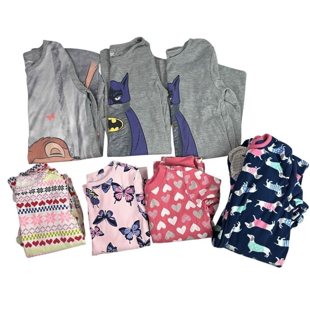 Girls size 8 Nightgown pajama Bundle of 7 Gap Carters
